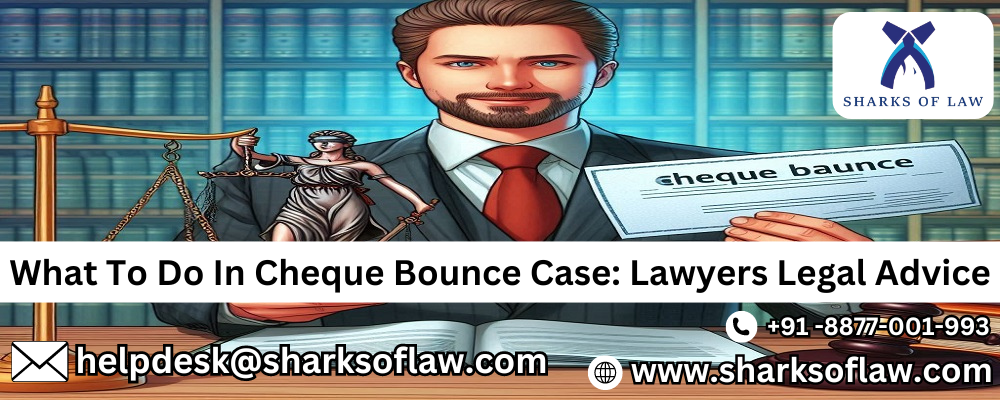 What To Do In Cheque Bounce Case: Lawyers Legal Advice 91-8877001993