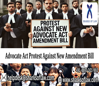 Advocate Act Protest Against New Amendment Bill